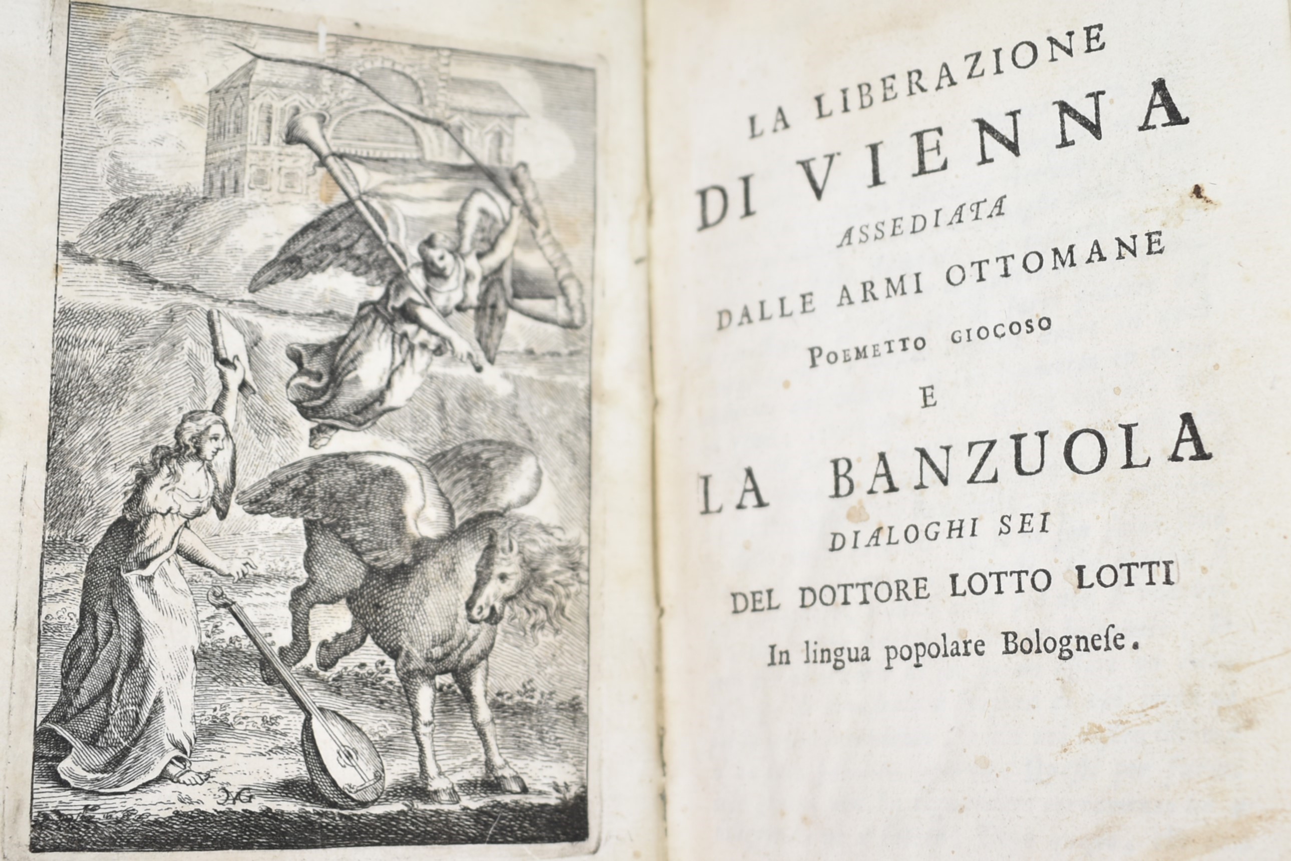 Lotti, Lotto la Liberazione di Vienna Assediata dalle Armi Ottomane Poemetto Giocoso e la Banzuol...