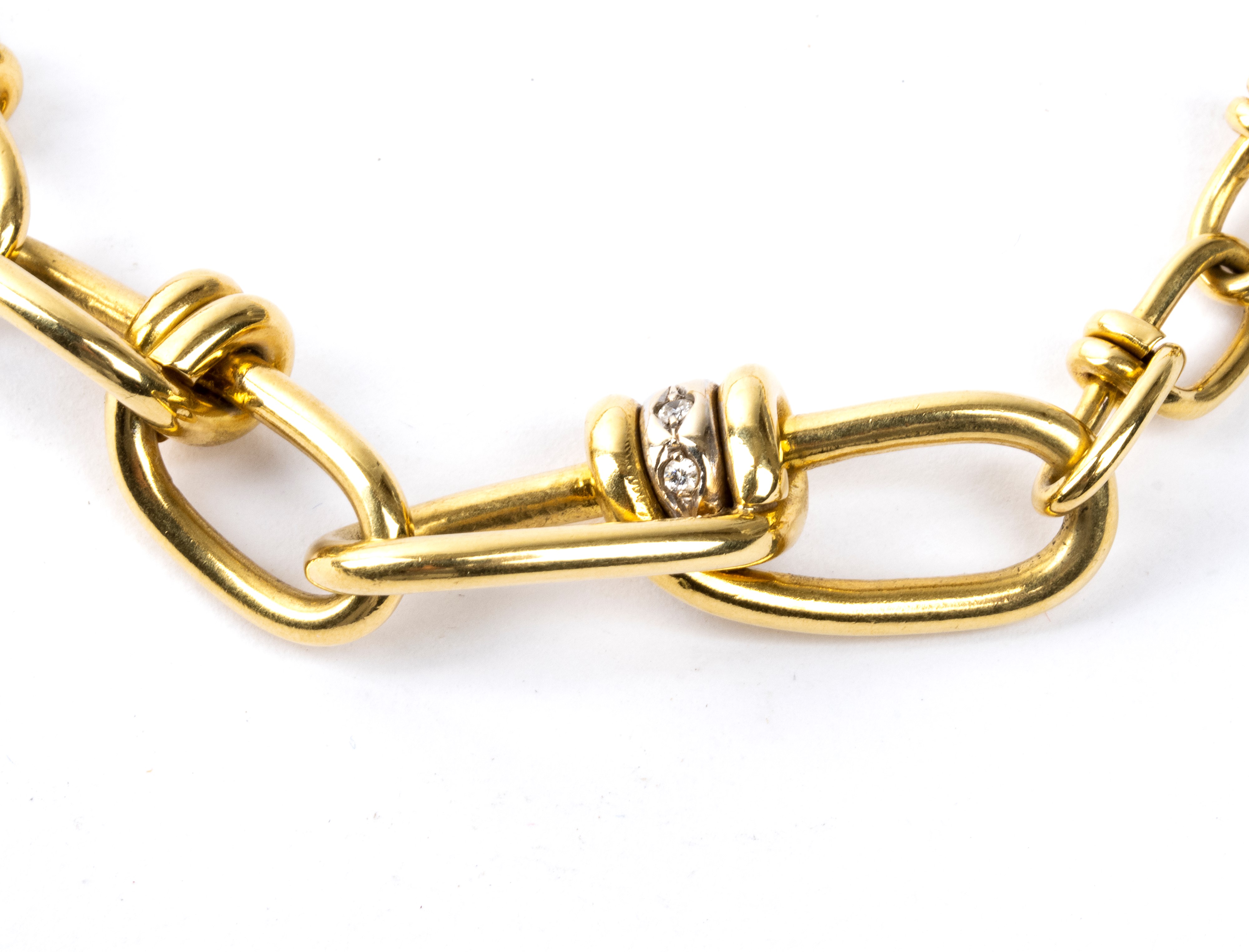 Collana in oro e diamanti