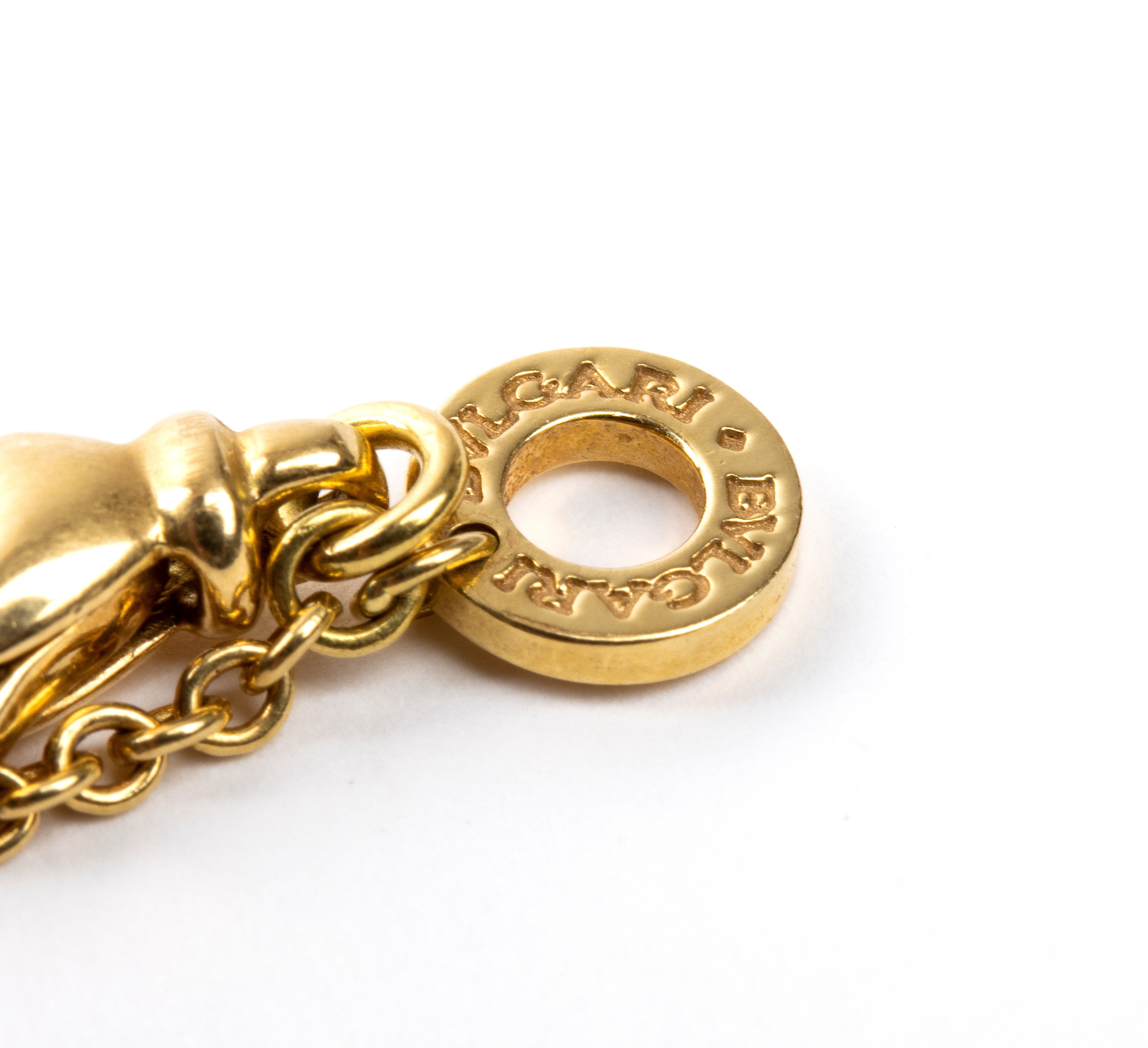 Collezione B.zero1: girocollo e pendente in oro giallo