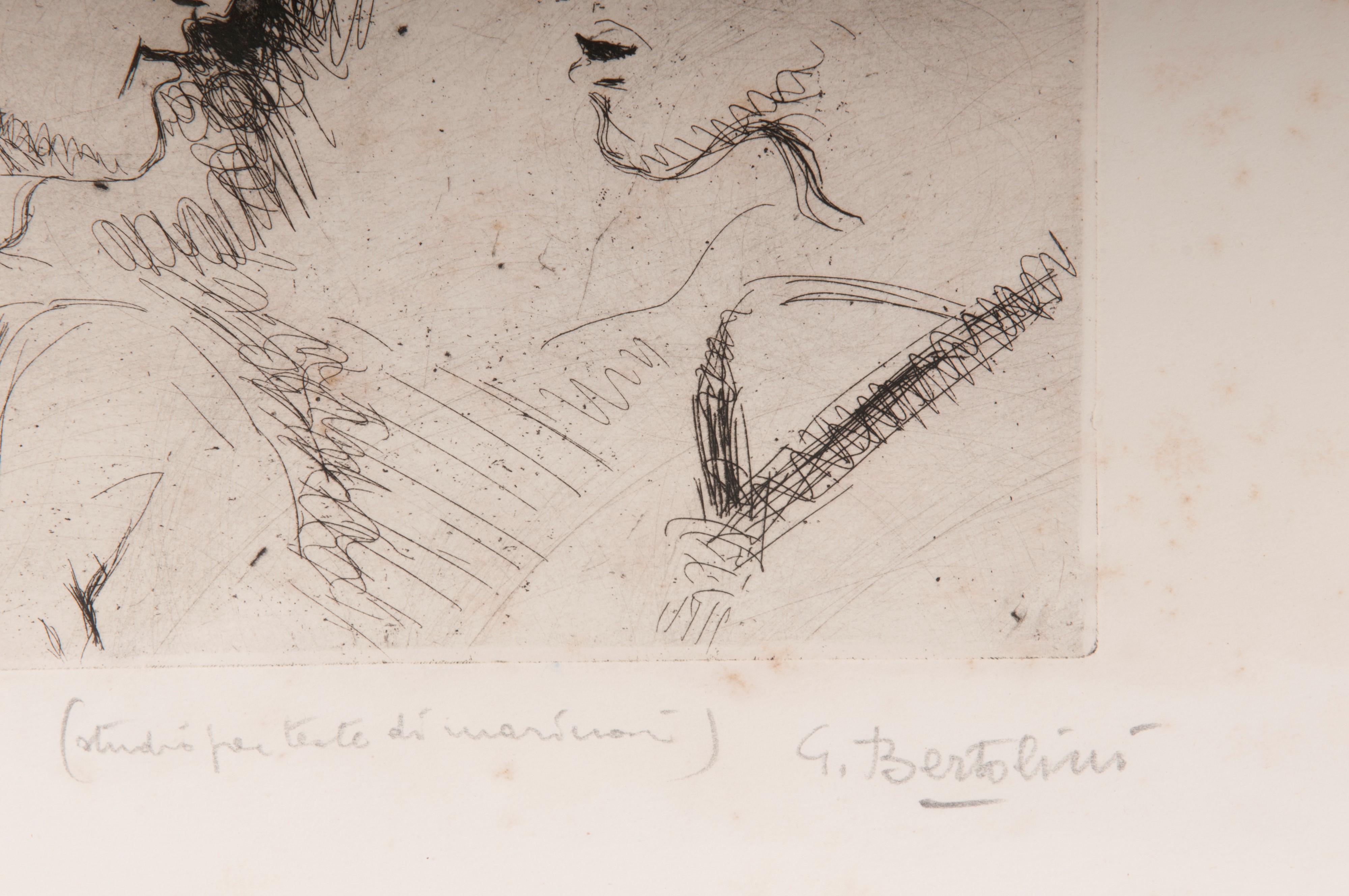 Giuseppe Bertolini - Studio per Teste di Marinai