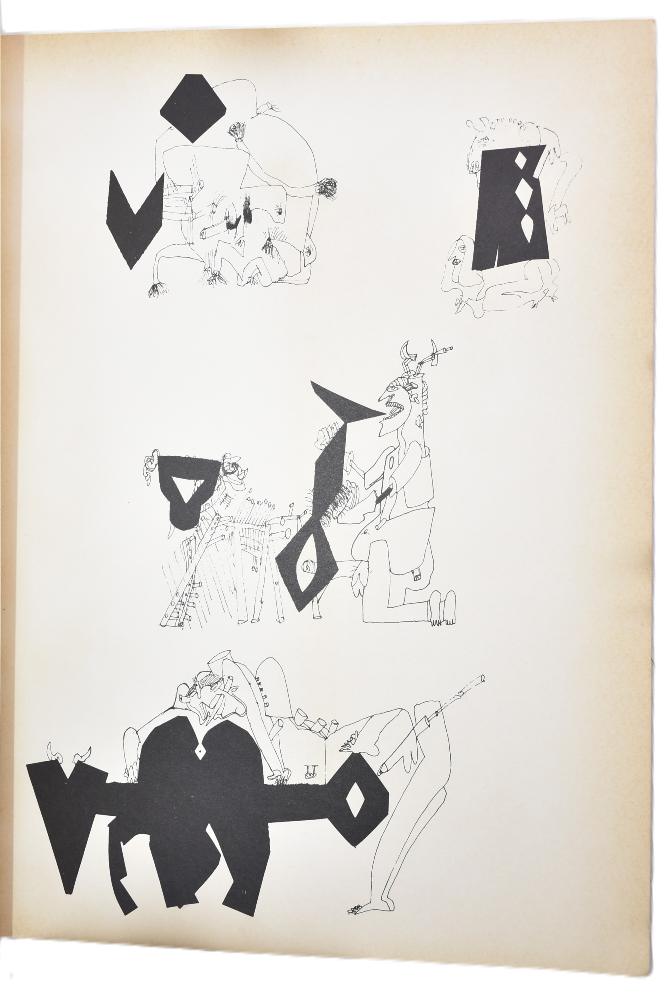 [libro D’artista] Villa, Emilio (1914-2003) / Costa, Corrado (1929-1991): Phrenodiae Quinque De C...
