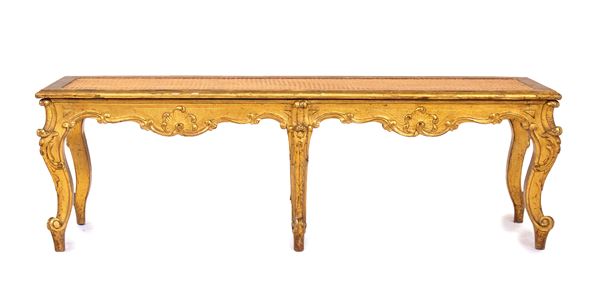 Italian Louis XVI gilded bench