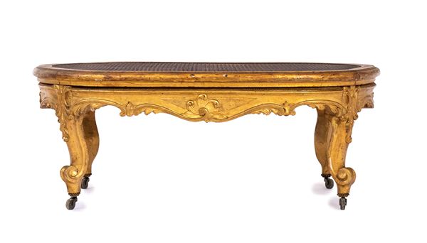  Italian Louis XVI gilded pew 