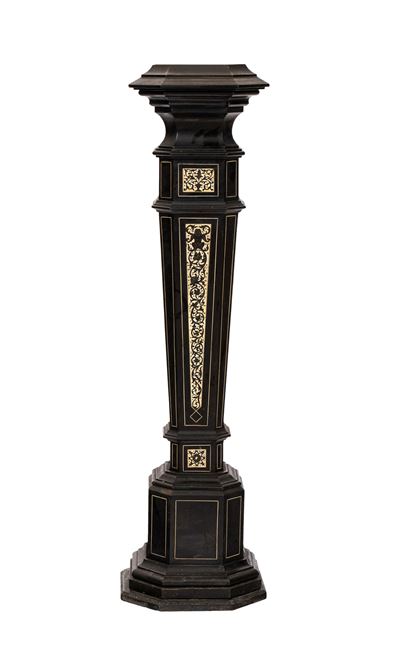 Colonna Italiana Intarsiata in Avorio