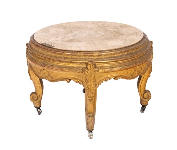 Italian luigi XVI gilded round  table