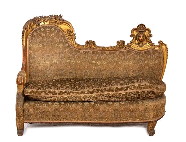  Italian Louis XVI dourmouse sofa 