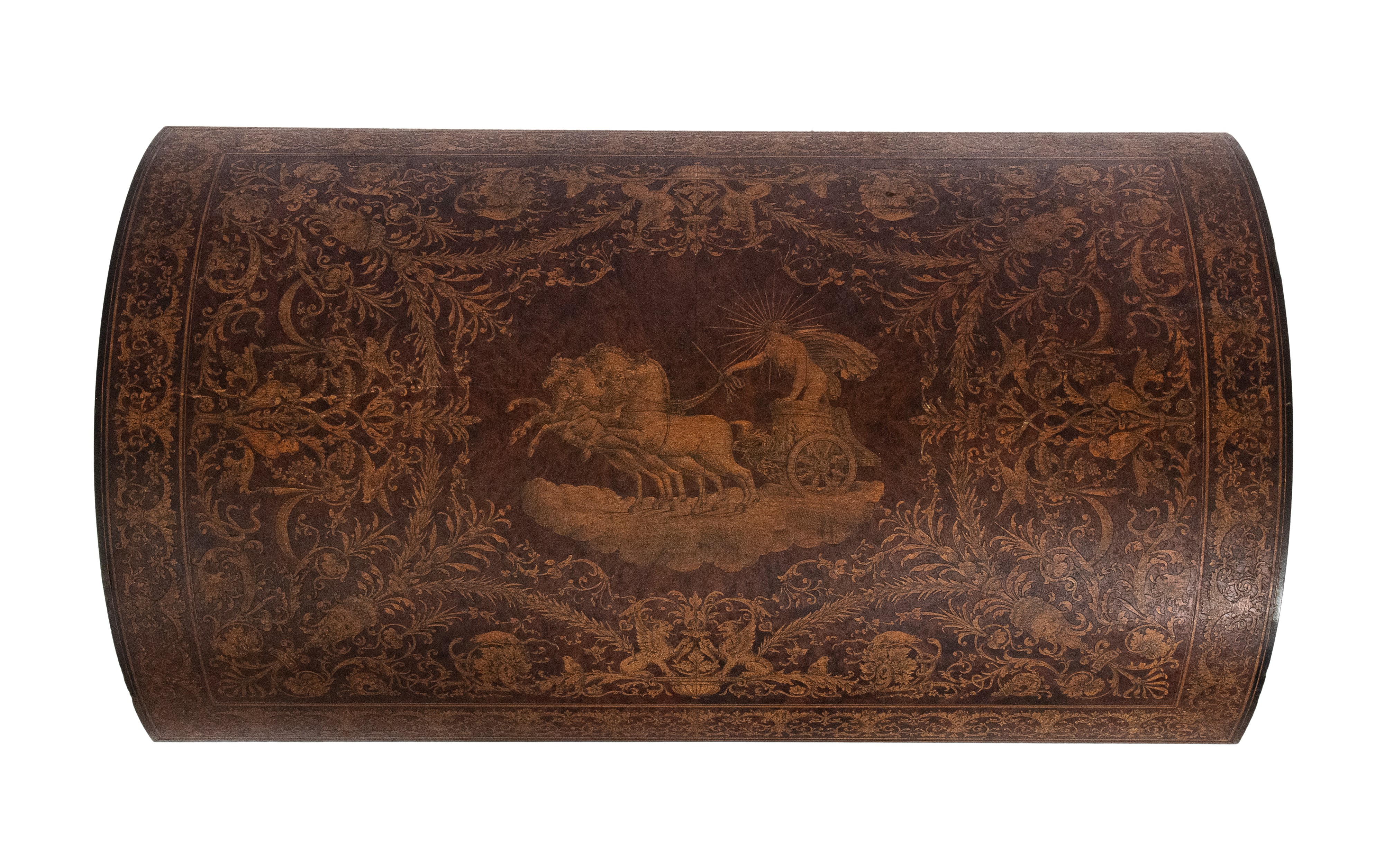 Baule intarsiato Luigi XVI Italiano