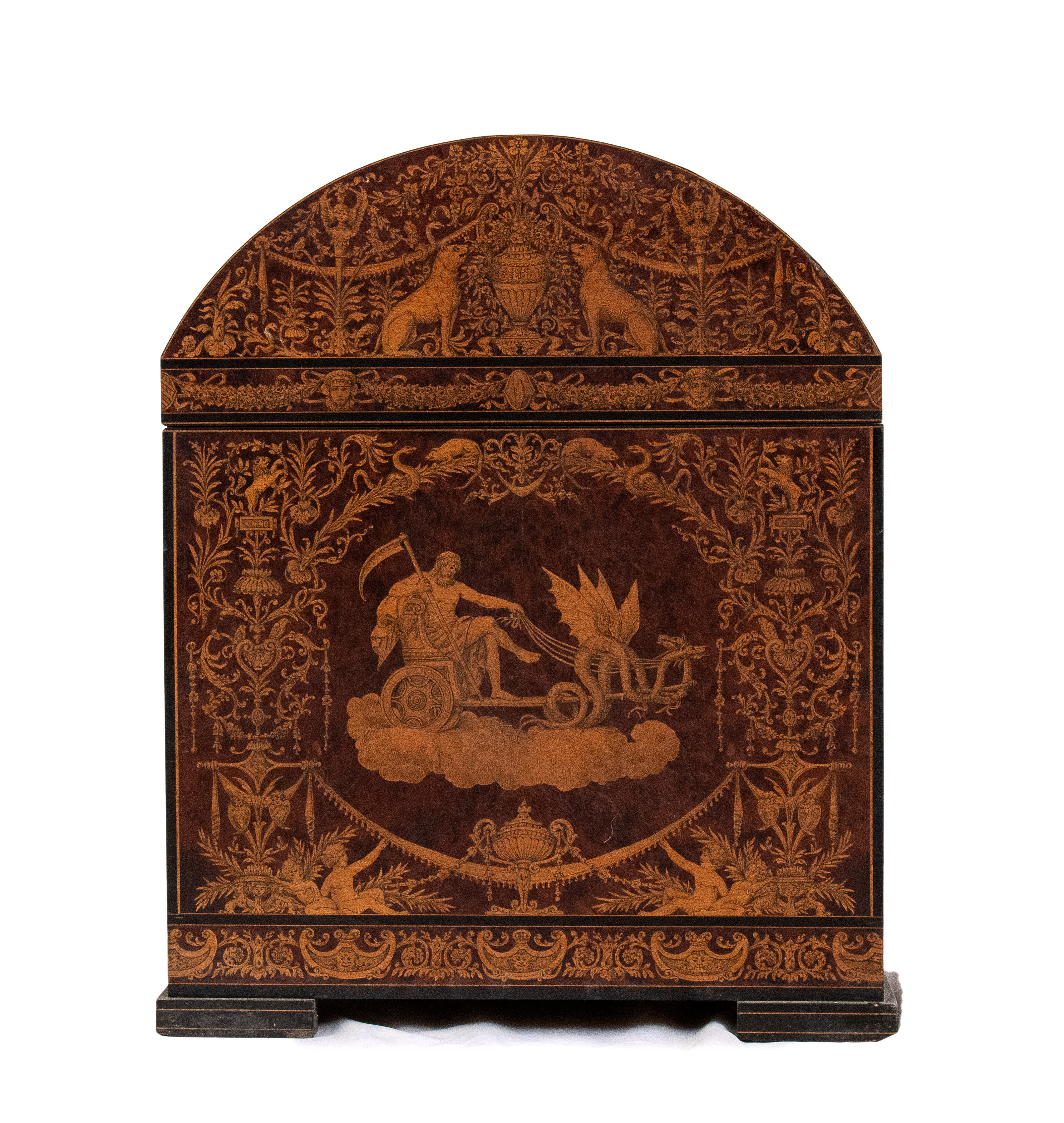 Baule intarsiato Luigi XVI Italiano