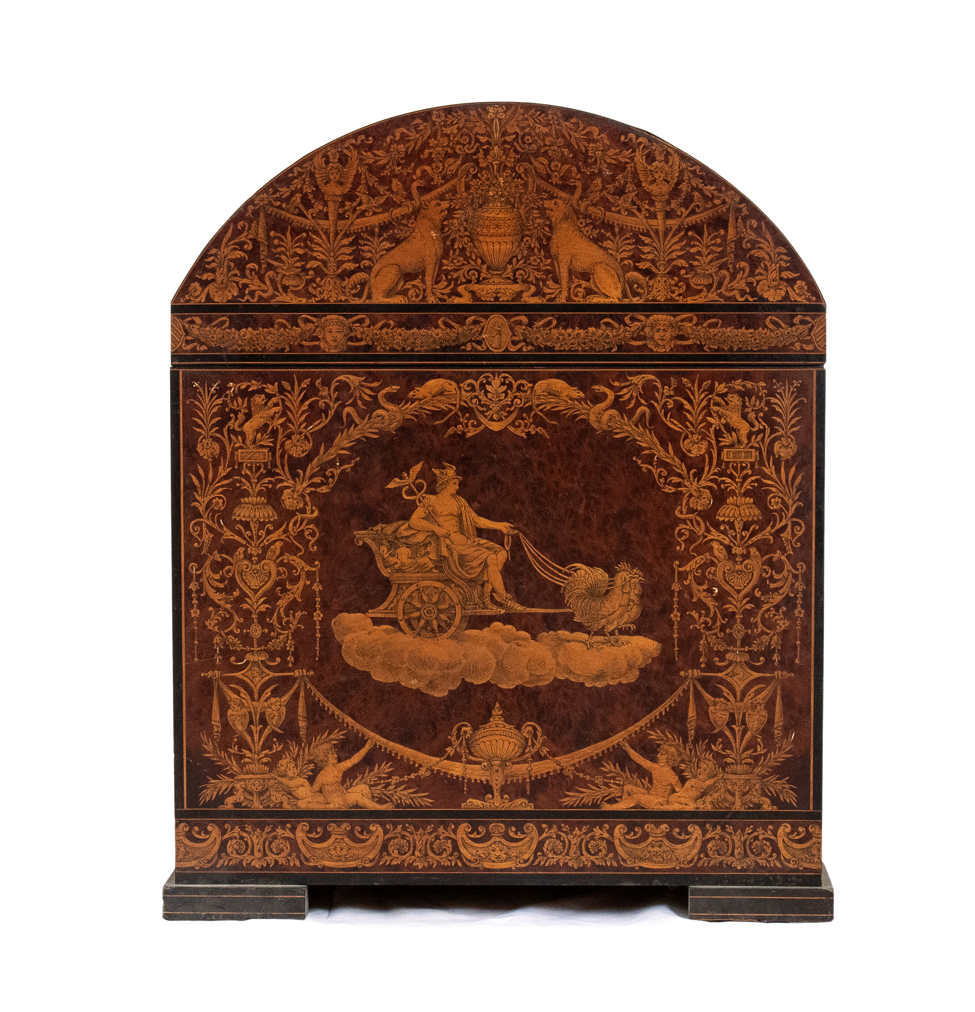 Baule intarsiato Luigi XVI Italiano