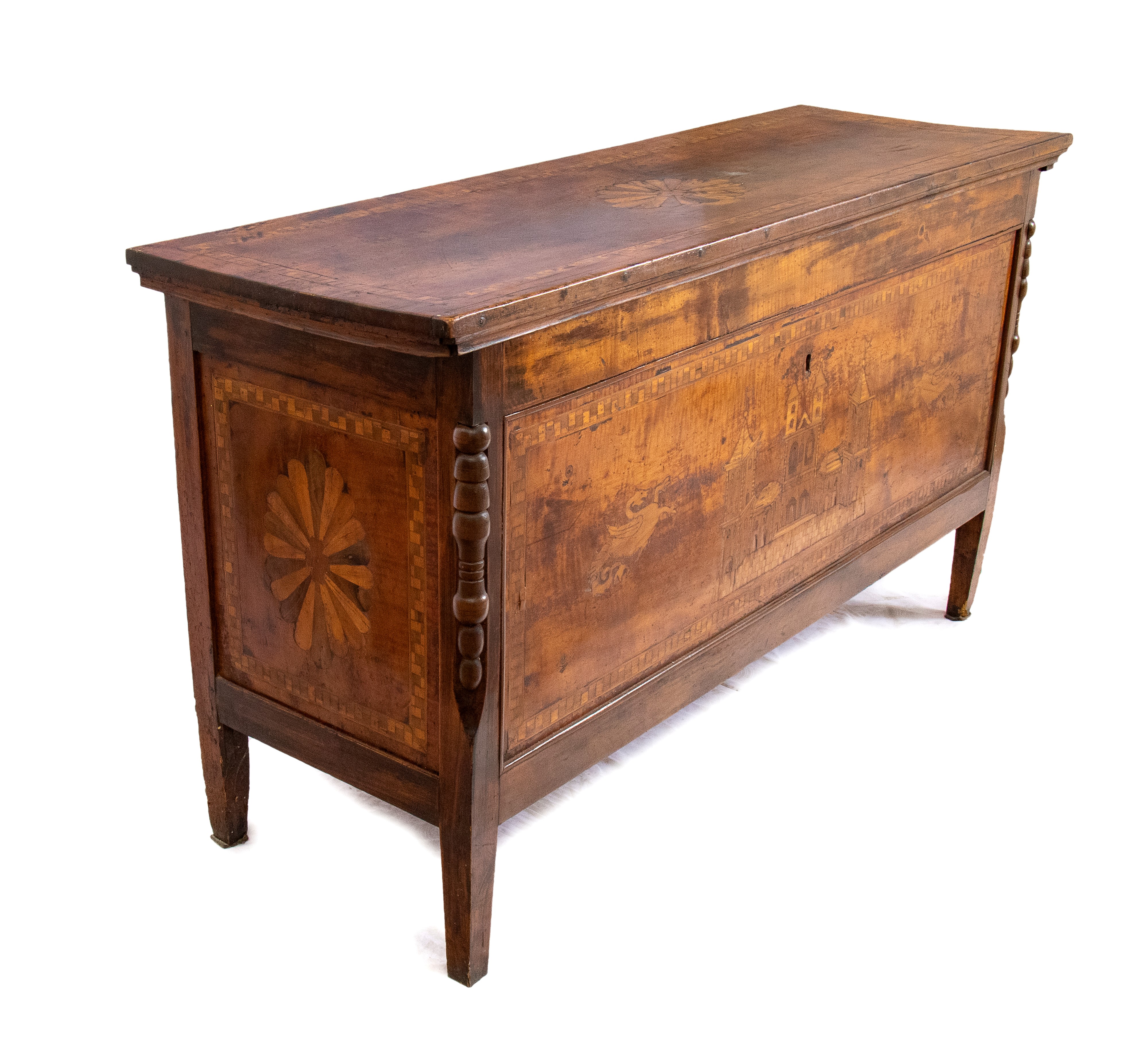 Madia intarsiata Italiana Luigi XVI