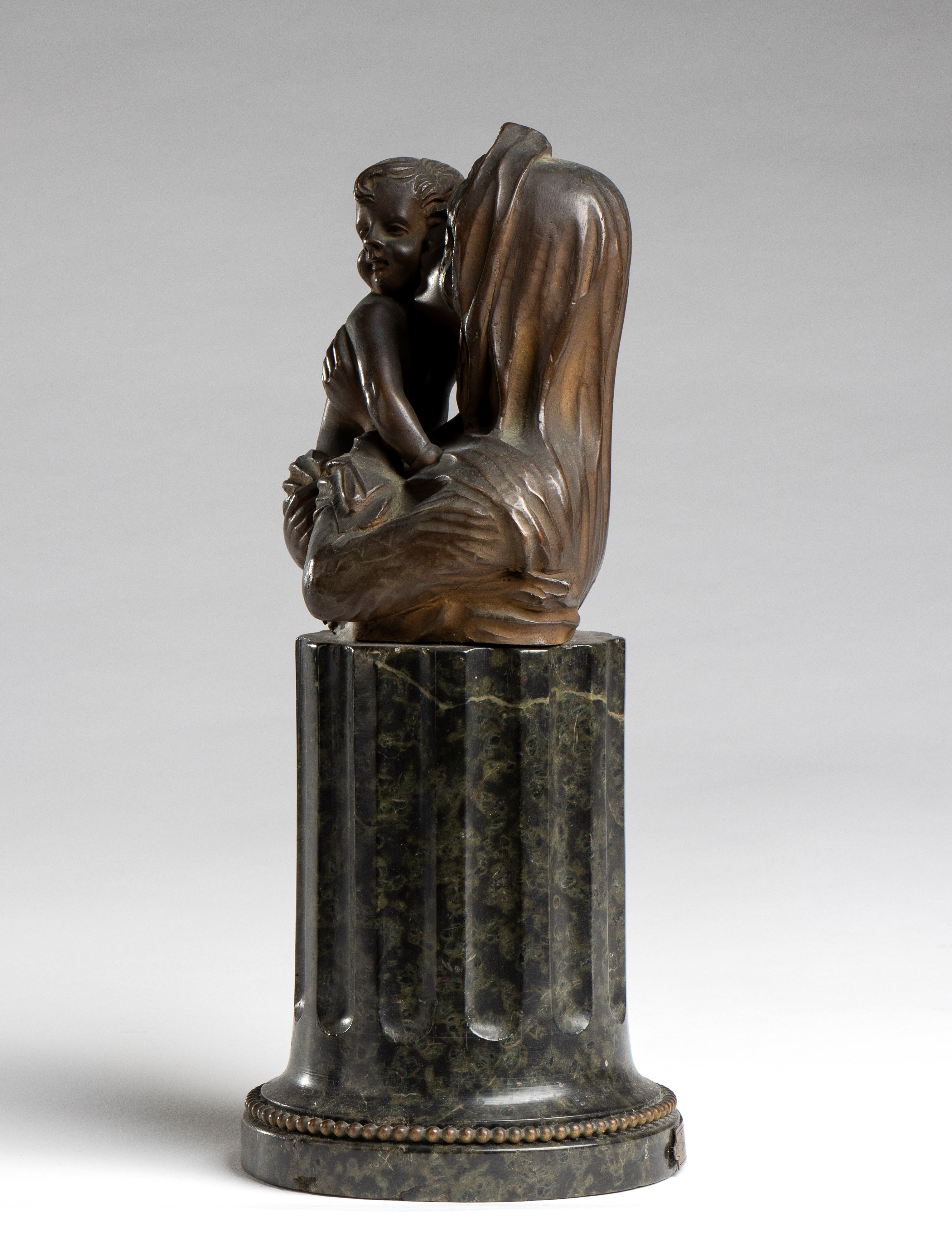 Scultura in Bronzo Raffigurante Madonna e Bambino