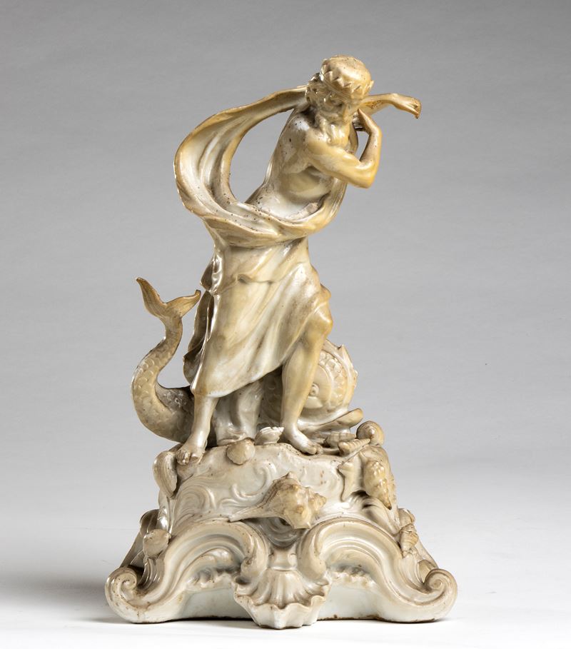 Scultura Austriaca Raffigurante Poseidone