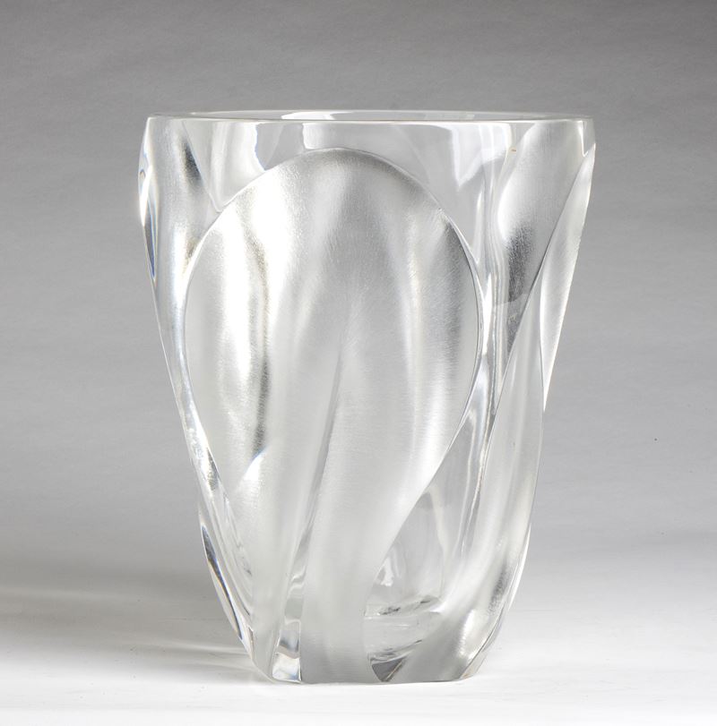 René Lalique Ay, 1860 - Parigi, 1945 - Vaso Ingrid