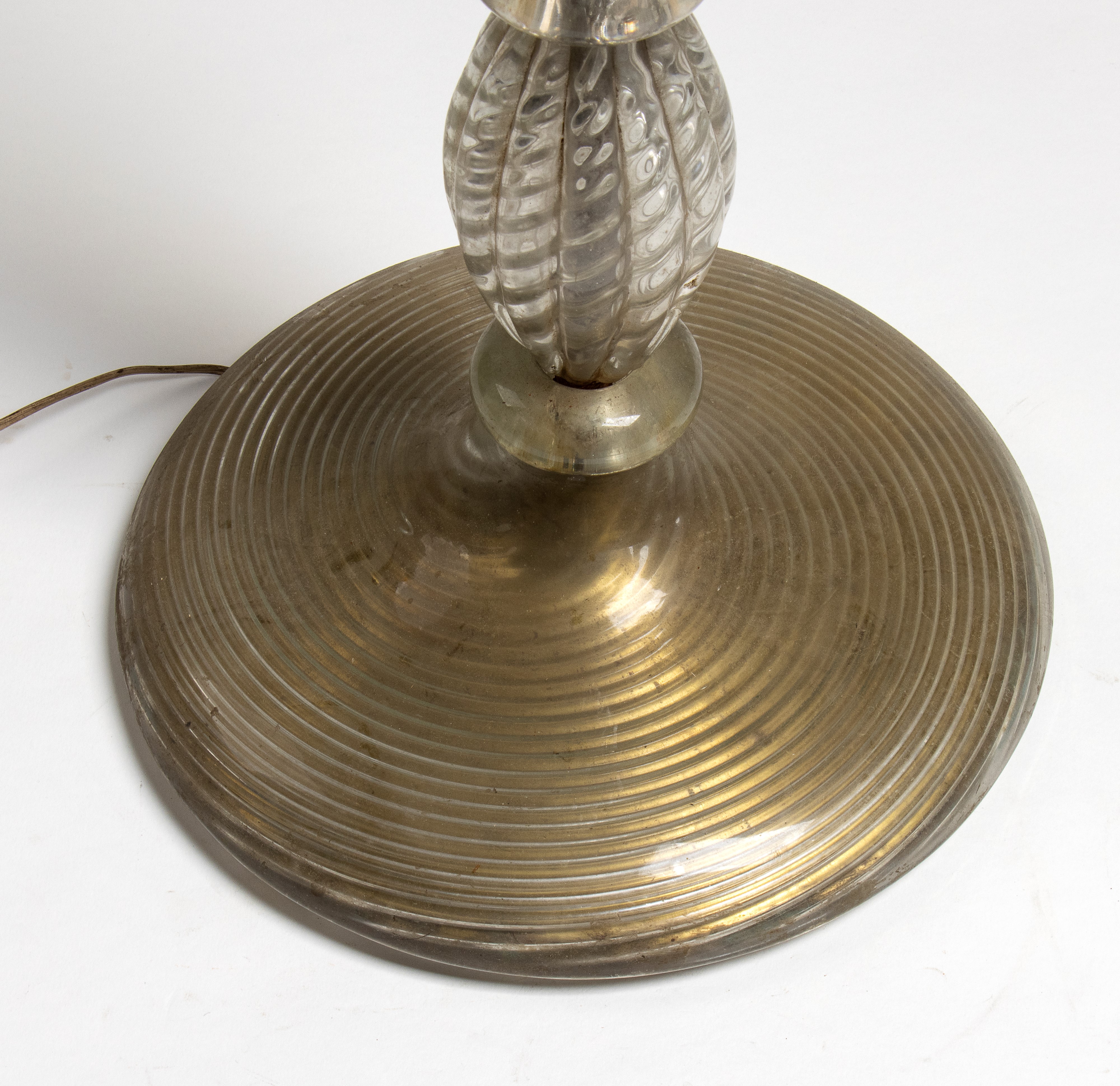 Barovier & Toso, Murano - Lampada da Terra in Vetro