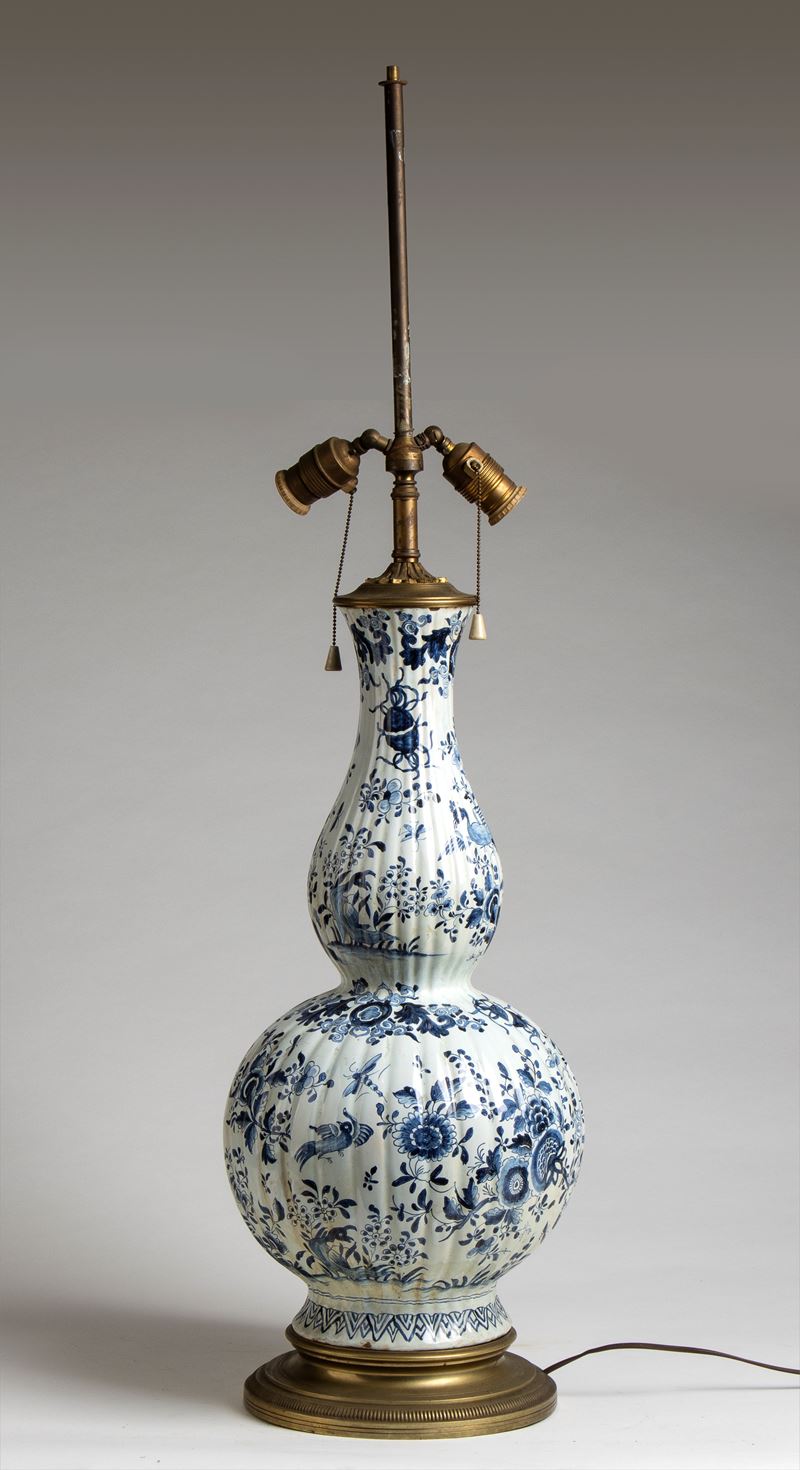 Lampada da Tavolo in Stile Delft