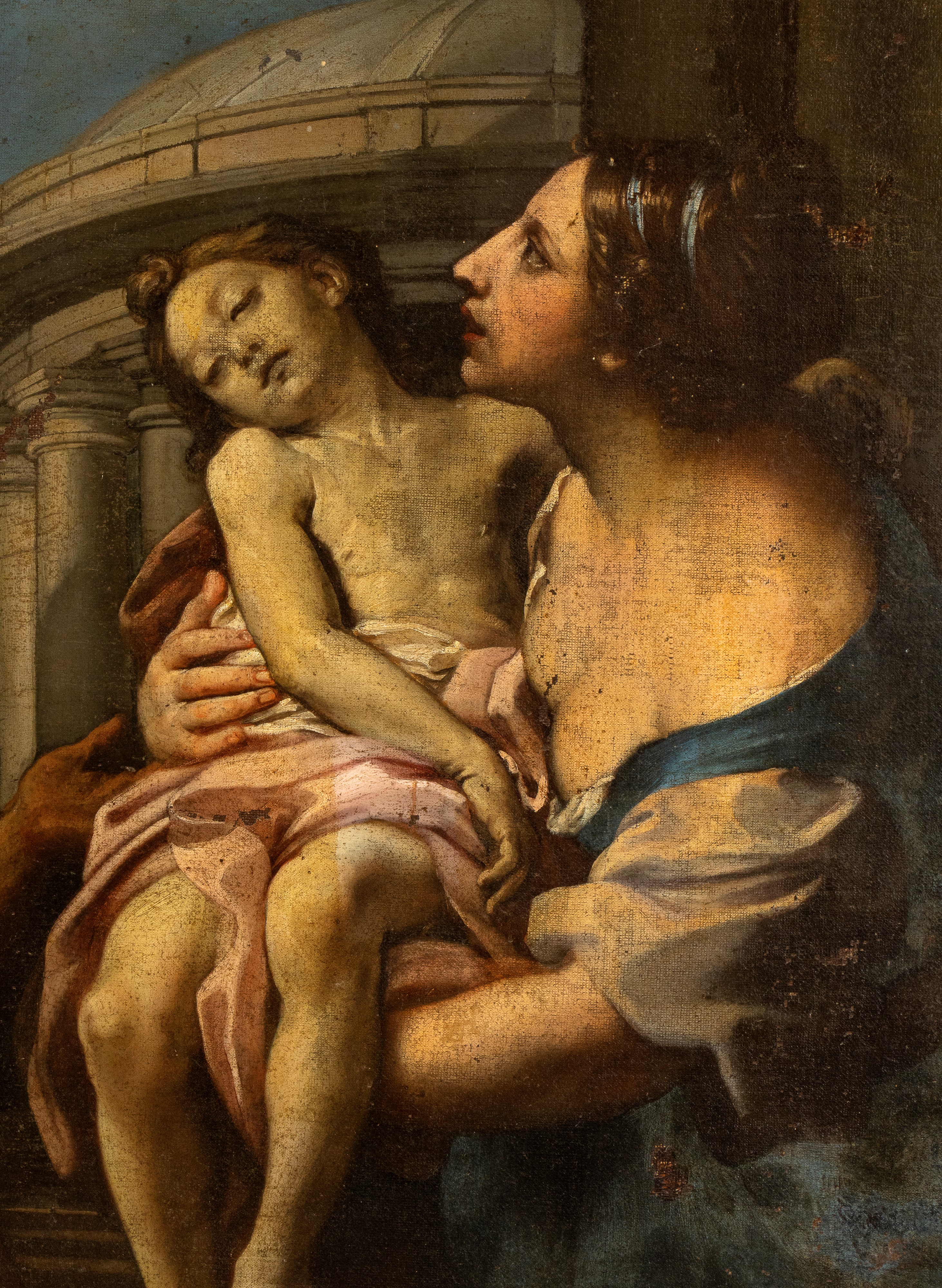 Giuseppe Bartolomeo Chiari - Santo che Resuscita un Fanciullo