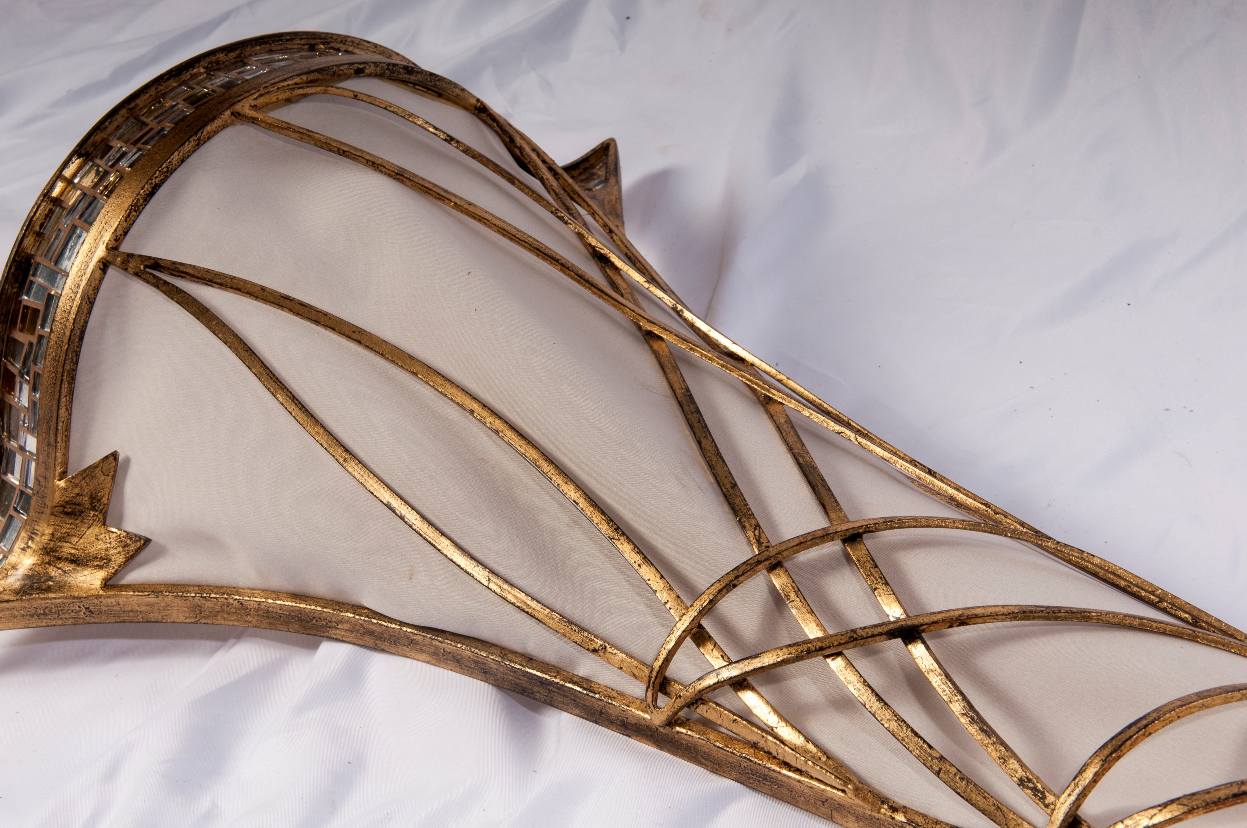 Lotto di otto appliques da muro