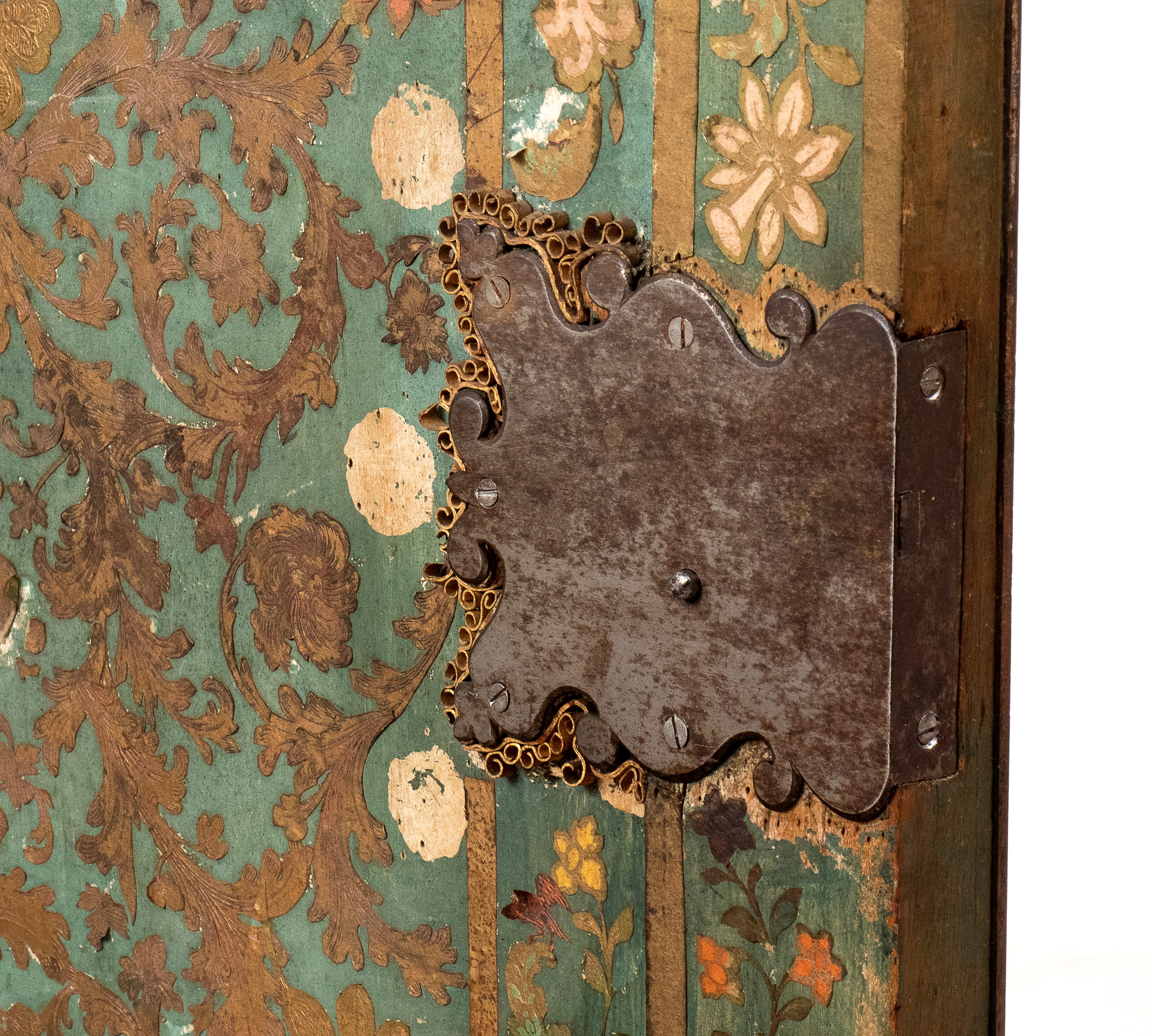 Inginocchiatoio italiano intarsiato