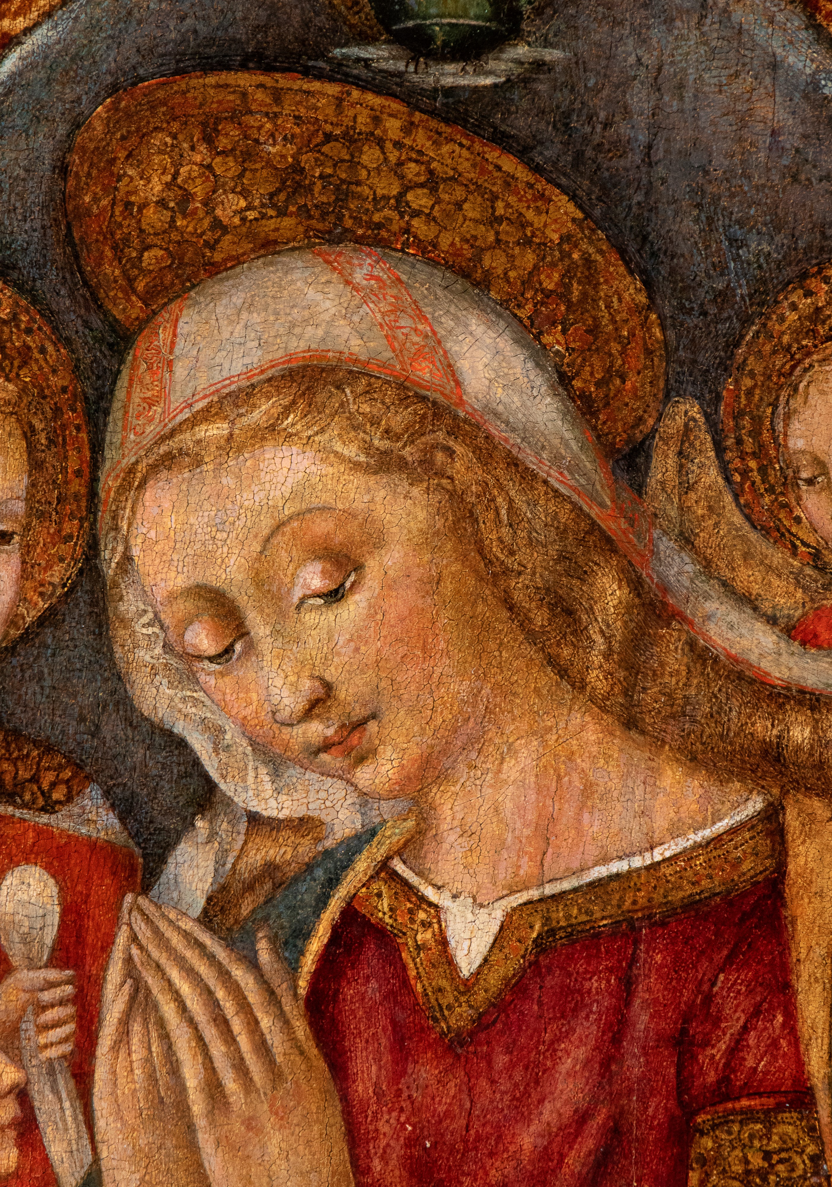 Neri di Bicci - Madonna in Adorazione del Bambino con Santo, Angelo e Committente