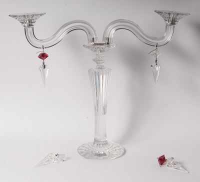 Candeliere in Cristallo di Baccarat a Due Luci