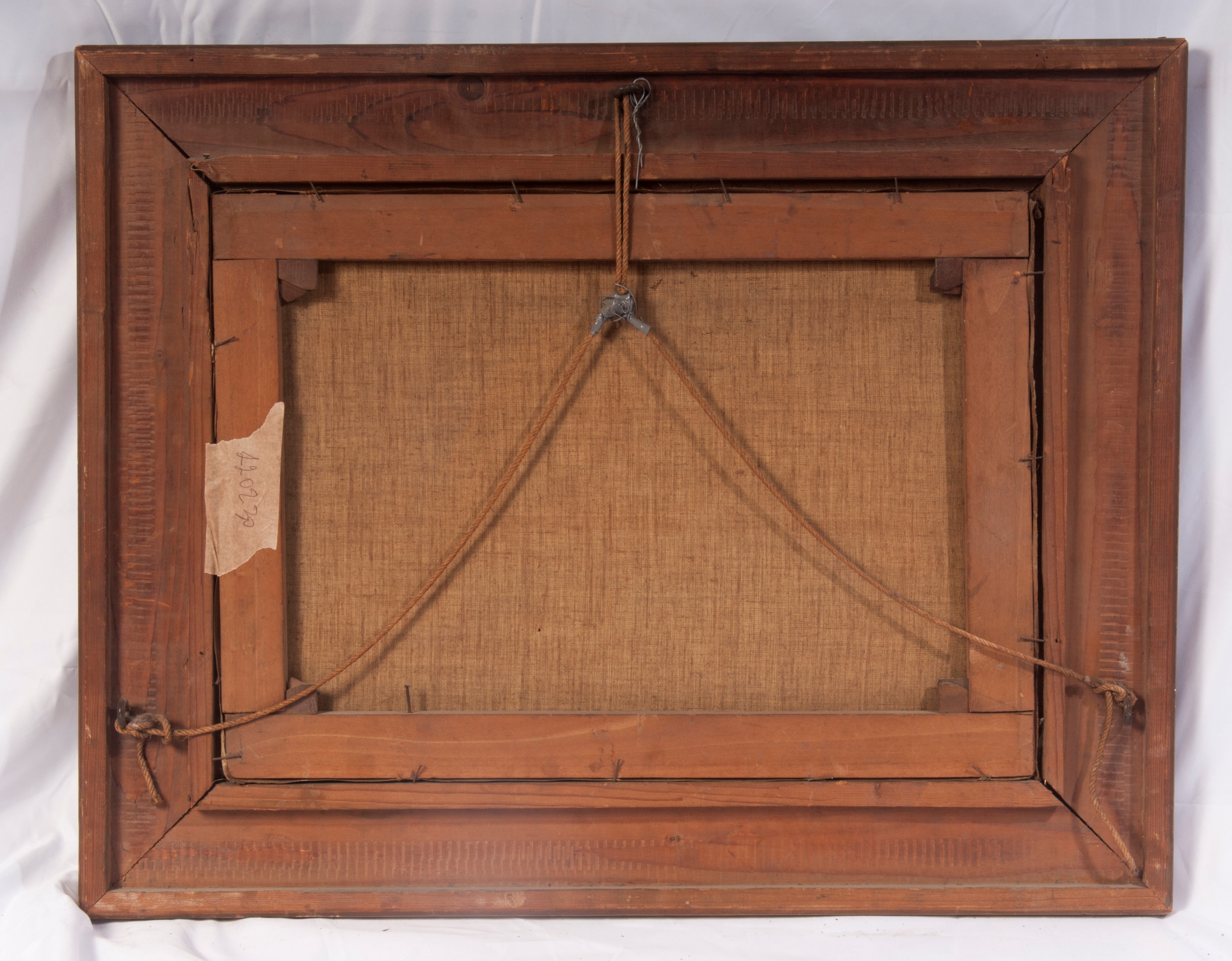 Paesaggio con contadina e mucca