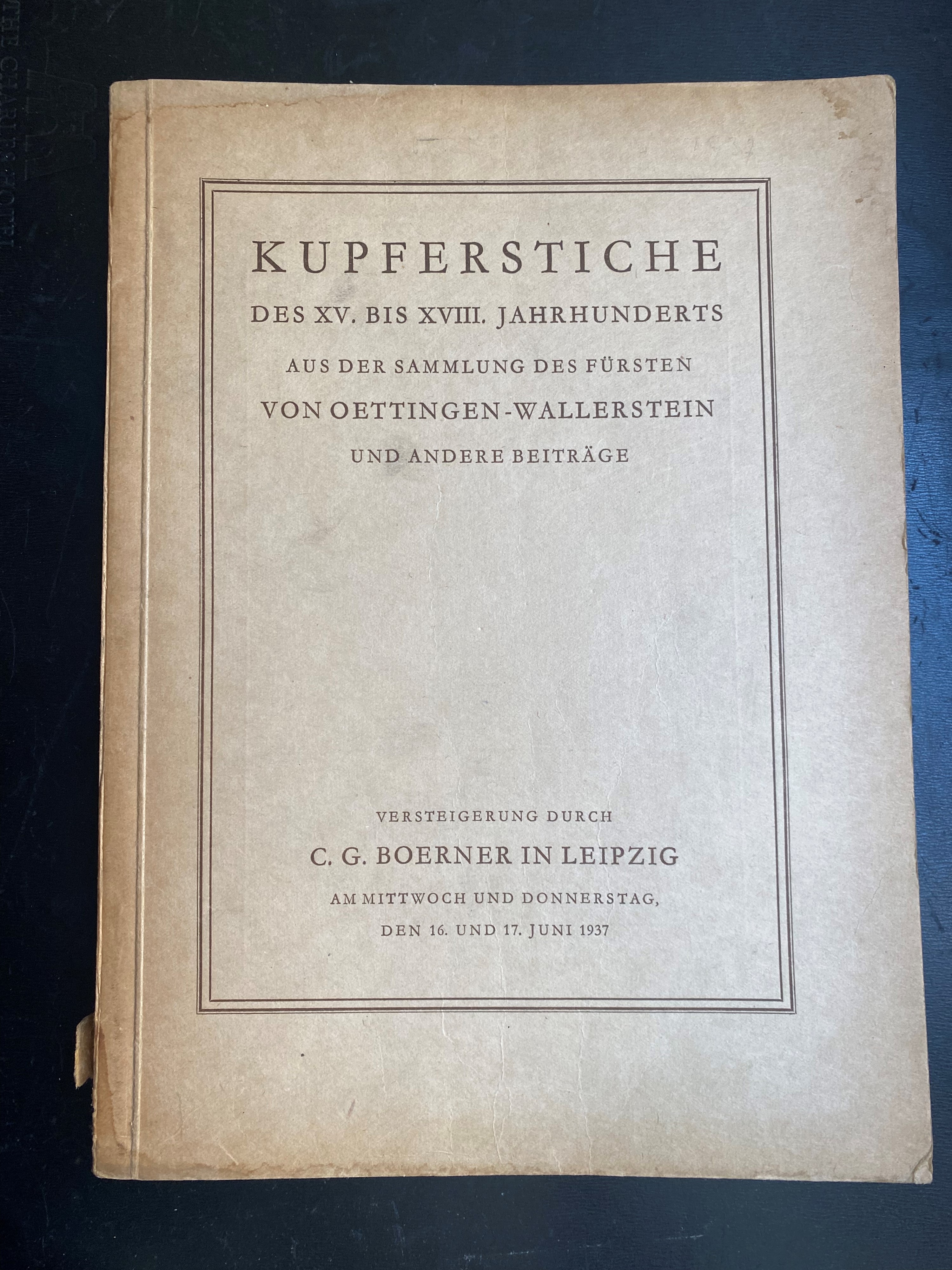 Lotto di 11 volumi - cataloghi di incisioni antiche e moderne