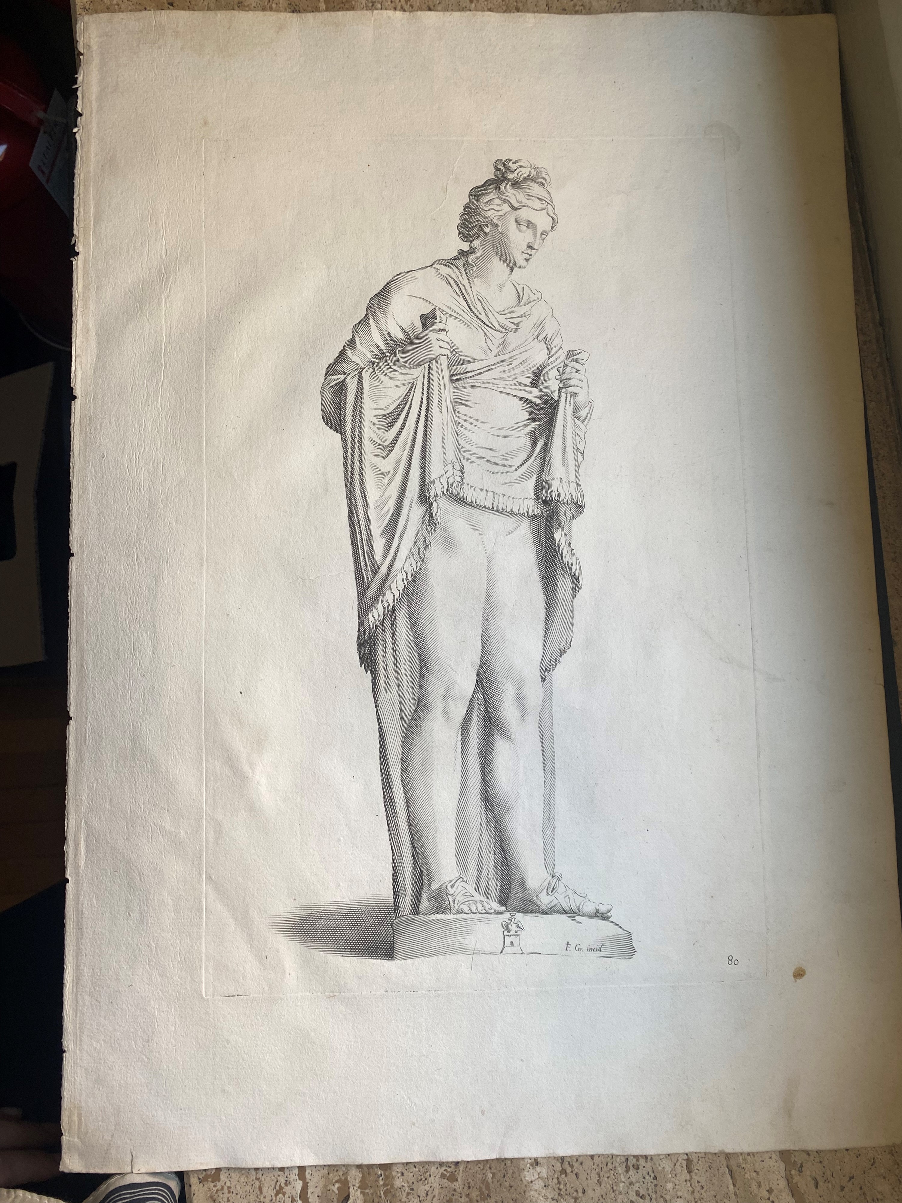 Lotto di tre incisioni dalla Galleria Giustiniani