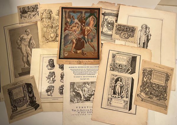 Lotto di 10 incisioni di antichità romane  - Auction Prints, Drawings and Vintage Photos - Bertolami Fine Art - Casa d'Aste