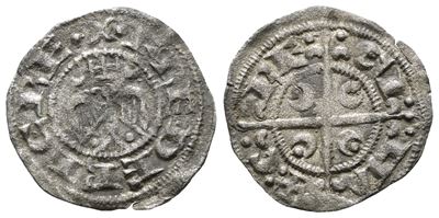 Messina. Regno di Sicilia. Federico II Re (1209-1220). Denaro Matrimonio con Costanza. Spahr 86. ...