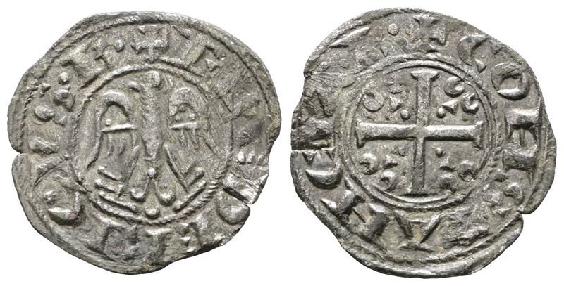 Messina. Regno di Sicilia. Federico II Re (1209-1220). Denaro Matrimonio con Costanza con Fiordal...