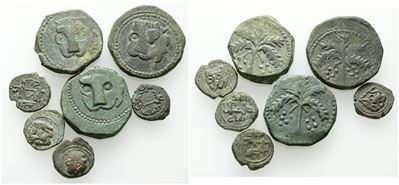 Messina. Regno di Sicilia. Lotto di 7 Monete Normanne. Date, Nominali, Conservazioni e Metalli Va...
