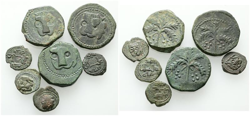 Messina. Regno di Sicilia. Lotto di 7 Monete Normanne. Date, Nominali, Conservazioni e Metalli Va...