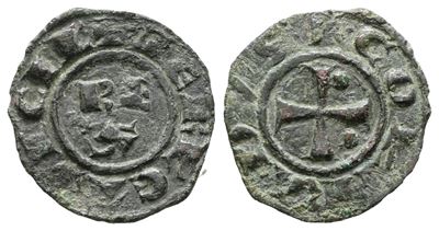 Messina. Regno di Sicilia. Corrado I. Mezzo Denaro - Spahr 157. Mi; 0,41gr. Rr