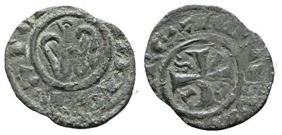 Messina. Regno di Sicilia. Federico II. Mezzo Denaro. Mir 111; Mi; 0,36gr; Rr