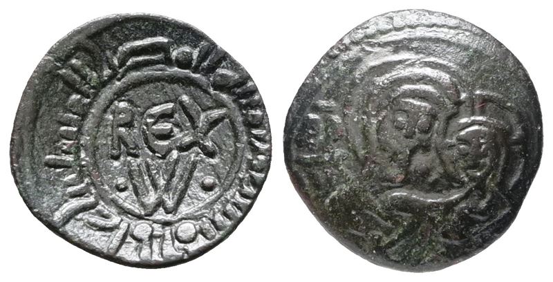 Messina. Regno di Sicilia. Guglielmo I. Frazione di Follaro. Spahr 99. Mi; 0,50gr.