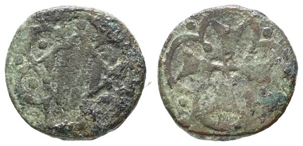 MESSINA. REGNO DI SICILIA. Tessera aragonese. 1,4 gr. RRRR