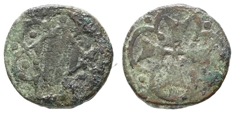 Messina. Regno di Sicilia. Tessera Aragonese. 1,4 Gr. Rrrr