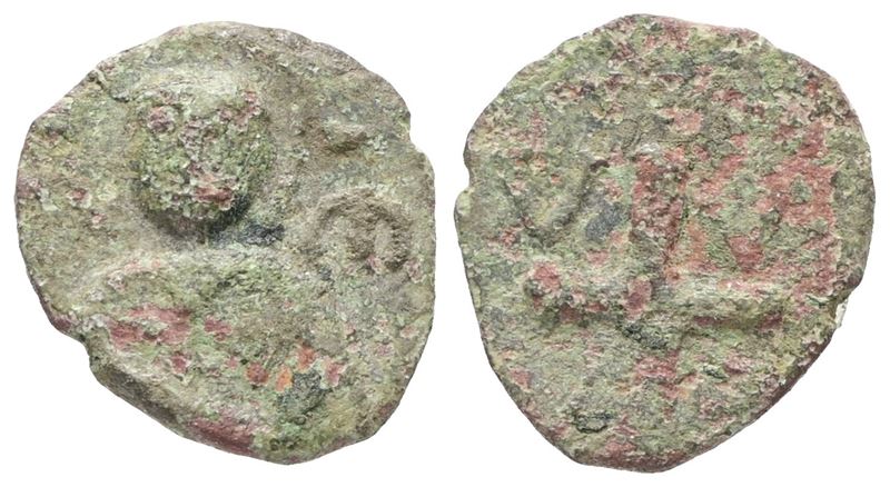 Salerno. Guglielmo Gran Conte, Follaro/frazione. Cappelli 88. Cu; 1,27gr.