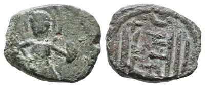 Capua. Principato di Salerno/capua. Follaro/frazione. Cu; 1,14gr.