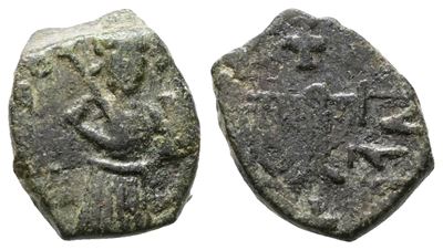 Capua. Principato di Salerno/capua. Follaro/frazione. Cu; 1,48gr.