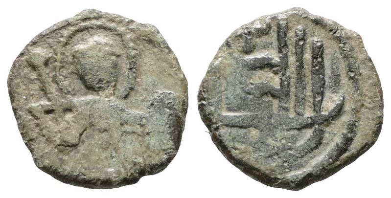 Capua. Principato di Salerno/capua. Follaro/frazione. Cu; 0,85gr.