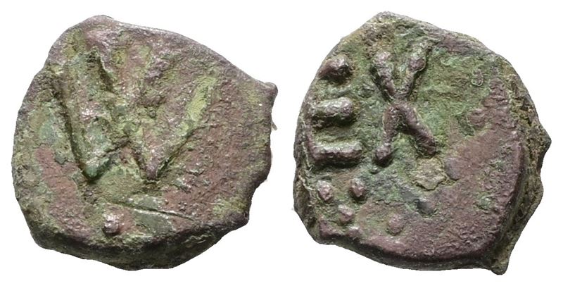 Salerno. Guglielmo i (1154-1166). Follaro - Cappelli 194. Cu; 1,03gr.