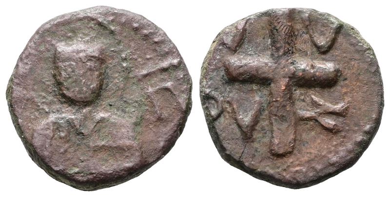 Salerno. Guglielmo Gran Conte 1111-1127, Follaro - Cappelli 87. Cu; 2,55gr.