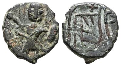 Bari. Ruggero II 1139-1154 - Follaro. Cu; 1,35gr.