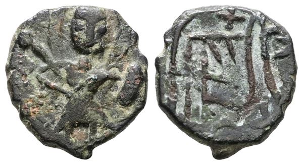 BARI. Ruggero II 1139-1154 - Follaro. CU; 1,35gr.
