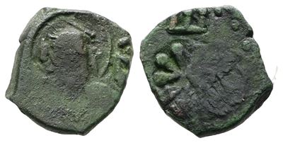 Salerno. Ruggero II (1105-1154). Follaro - Cappelli 111. Cu; 1,10gr.