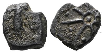 Salerno. Guglielmo i (1154-1166). Follaro - Cappelli 201. Cu; 0,77gr.