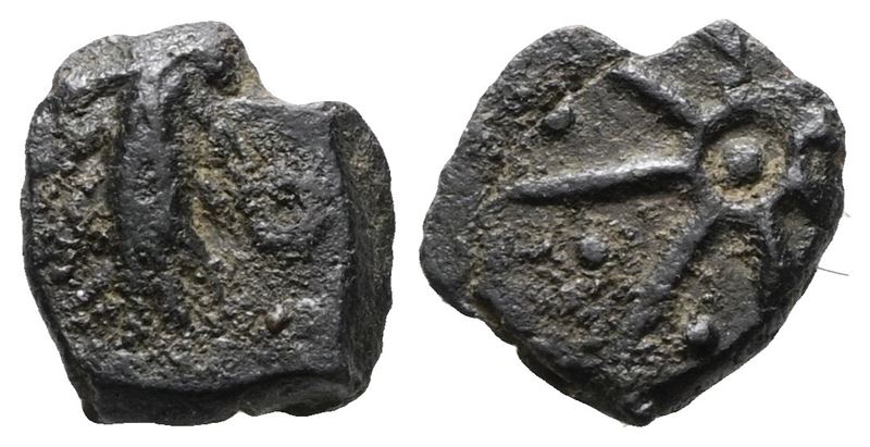 Salerno. Guglielmo i (1154-1166). Follaro - Cappelli 201. Cu; 0,77gr.