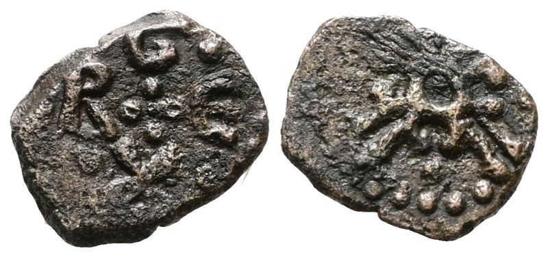 Salerno. Guglielmo i (1154-1166). Follaro - Cappelli 211. Cu; 0,74gr.