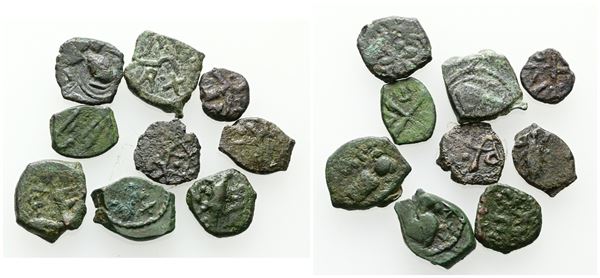 SALERNO. Lotto di 9 Follari. Date, nominali, conservazioni e metalli vari  - Asta MONETE E MEDAGLIE MODERNE, CONI, PUNZONI E RARITÀ MASSONICHE - Bertolami Fine Art - Casa d'Aste